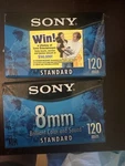 Sony 8MM P6-120MPL Minute Video Cassette Tapes Lot Of New Sealed. Fixed Price $18.99.