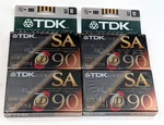 New Sealed Tdk SA90 Blank Cassette Tapes Minutes High Position Type Ii Qty 4. Fixed Price $36.00.