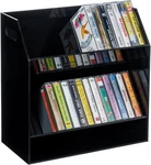 2 Tier Black Acrylic Holder W/ Carrying Handles, Storage. Fixed Price $49.99.