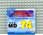 Md Daiso Pure Sound Blue 74 Blank Mini Disc (1) (sealed). Fixed Price $19.99.