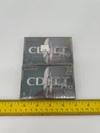Lot Of 2 Pack Sony Cd It Pro 74 Type Ii Cassettes Tapes New Sealed Wrapped. Fixed Price $15.99.