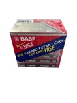 Basf Ferro Extra 90 Minute Blank Cassette Tape 6 Pack New Sealed. Fixed Price $23.09.