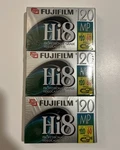 Fujifilm P6-120 Mp Professional Grade Video Cassette Tape 3-PACK Sealed. Fixed Price $23.99.