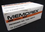 (10) Memorex Db 60 Cassette Tape Lot With Original Box 1985 1980S Nos New Sealed. Fixed Price $39.95.
