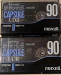2X Lot- Maxell Capsule Ii 90 Min Type High Bias Audio Cassette Tape Sealed. Fixed Price $26.95.