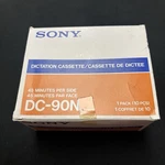 Sony DC-90N Dictation 10 In Box Blank Audio Cassette Tape New Available. Fixed Price $16.00.