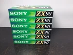 Lot Of 6 Sony Zx 90 Type Blank Sealed Audio Recording Cassettes Tapes New. Fixed Price $49.99.
