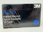 3M IRC60 Instant Record Audio Cassette 10 Pack Sealed. Fixed Price $15.10.