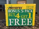 New Memorex Pack Of 5 CD2 High Bias TYPE2-110 Minutes Blank Cassette Audio Tapes. Fixed Price $29.00.
