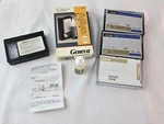 Geneva Vhs-c Camcorder Head Cleaner & 3 Cassettes. Fixed Price $20.41.