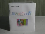 New Sealed! Memorex Slim Jewel Case 30-PACK Dvd Cd 5.2MM Colors. Fixed Price $19.99.