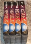 Tdk Revue T-160 Vhs Tapes New Blank 4 Sealed Pack 8 Hrs.. Fixed Price $17.28.