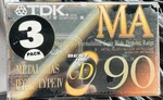 Lot Of 3 Tdk Ma 90 Type Iv Metal Bias Blank Cassette Tapes - Brand New Sealed. Fixed Price $64.00.