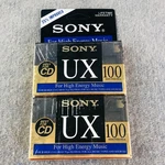 2 Sony-ux 100 Cassette Tapes Type Ii High Bias For Energy Music Sealed. Fixed Price $12.99.