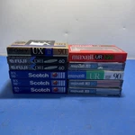 11 Vintage Blank Audio Cassette Tapes Sealed Maxell Sony Fuji. Fixed Price $25.00.
