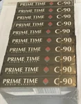 Prime Time C-90 Blank Audio Cassette Tape Sealed Lot Of 10 Free Shipping. Fixed Price $31.99.