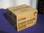 Case Of 20 Tapes Tdk Sa-xg 60 Blank Nos In Blister Pack Audio Cassette. Fixed Price $3995.00.