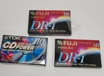 Lot Of 3 New Sealed Blank Cassettes Fuji Dr-i 60 Min & Tdk Cdpower 110. Fixed Price $9.97.