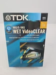 Vintage Tdk Vhs/s-vhs Wet Videoclear Ii Head Cleaner Sealed. Fixed Price $29.95.