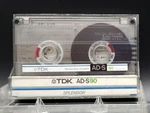 (used) Tdk Ad-s 90 Blank Audio Cassette Tape Type Normal Position Japan 1984. Fixed Price $15.99.