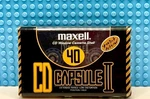 Maxell Cd Capsule Ii 40 1990 Type Blank Cassette Tape (1) (sealed). Fixed Price $29.99.