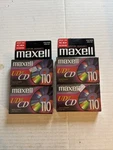 Lot Of 4 Maxell Ii Cd 110 Minute High Bias Blank Audio Cassette Tapes. Fixed Price $40.00.