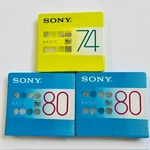 Sony Md Mini Discs Brand 74OR80MIN Basic Recorded New Three Export From Japan. Fixed Price $38.00.