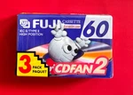Fuji Cdfan 2 Blank Cassette Tape 1998 60 Iec / Type Ii - 3 Pack Sealed. Fixed Price $25.00.