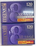 New Maxell Xr Metal 2 Nos Hi 8 Cassettes 60 Minutes For Digital Camcorders. Fixed Price $16.92.