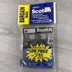 Vintage 3M Scotch Audio Cassettes Tapes 2 Pack BX90 And CX90 Minute New Sealed. Fixed Price $15.99.