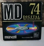 1- Sealed Maxell Minidisc Recordable MD-74RM New. Fixed Price $8.50.