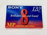 Sony 8MM Standard Grade Tape Cassette P6-120MP Brand New Sealed!. Fixed Price $9.99.