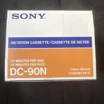 Sony DC-90N Dictation 10 In Box Blank Audio Cassette Tape New 2 Available. Fixed Price $49.99.