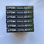 6X Tdk Ad-x 90 Cassette Tapes 1982 New And Sealed Made In Japan Blank Recordable. Fixed Price $224.90.