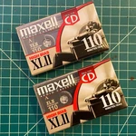 Two (2) Maxell Xlii 110 Minute Type Chrome Bias Cassette Tapes Brand New. Fixed Price $12.34.