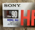 Sony Hf 90 135M Cassette Tape. New. Sealed. Fixed Price $15.00.