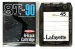 Lot Of 2 Blank 8-TRACK Tapes Fuji Film 8T-90 & Lafayette 45. Fixed Price $9.99.