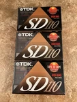 Tdk SD110 Audio Cassettes Tape High Bias 3X Lot. Fixed Price $25.00.
