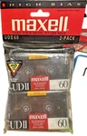 Maxell Ud-ii 60 Audio Cassette Tape Japan 90M/295FT High Res Ext Range Blank. Fixed Price $15.99.