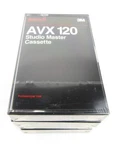 3M Avx 120 Cassettes, Of 4 - New Old Stock, Free Shipping. Fixed Price $30.00.