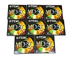 Tdk MD-SG74 Lot Of 8 Mini Disks New Sealed. Fixed Price $57.99.
