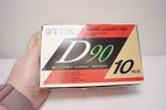 1990 Brand New Box Of Tdk D-90 Sealed 10 Pack Blank Cassette Tapes High Output. Fixed Price $26.99.