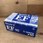 Box Of Sony Compact Cassette Super C-90EFA X10 New Sealed Tapes Case. Fixed Price $74.95.