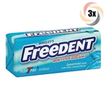 3X Packs Wrigley's Freedent Spearmint Gum 15 Sticks Per Fast Shipping. Fixed Price $12.22.