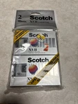 Scotch Xs Ii 90 Minute High Bias Blank Audio Cassette Tape Lot Of 2. Fixed Price $15.95.