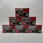 Lot Of Maxell UR60 Minute Normal Bias Audio Cassette Tapes, New Sealed. Fixed Price $6.97.