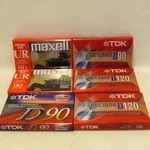 Lot Of 6 New / Sealed Mixed Blank Audio Cassette Tapes Maxell Tdk D90 D120 UR90. Fixed Price $19.85.
