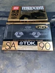 Maxell 90 High Bias Xlii Iec Audio Casette Tape New Sealed Tdk Sa Type Lot. Fixed Price $19.98.