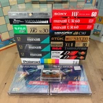 Lot Of 20 Vintage Blank Audio And Video Cassette Tapes Maxell Fuji Tdk Sony. Fixed Price $30.00.