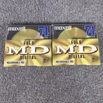 2X Maxell Gold Recordable Mini Disc GMD-74 Digital Minute Vtg Audio Retro. Fixed Price $14.95.